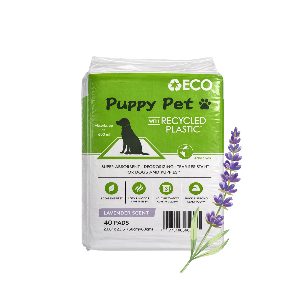 Pañales de Piso Para Mascotas – Talla L (LAVANDA)