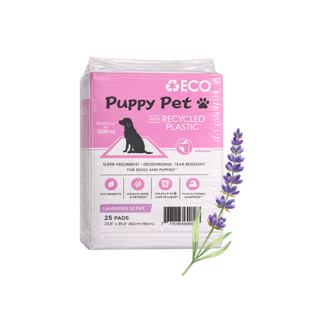 Pañales de Piso Para Mascotas – Talla XL (LAVANDA)